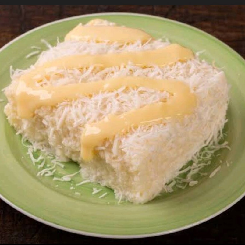Cuscuz de Tapioca com Leite condensado Fatia