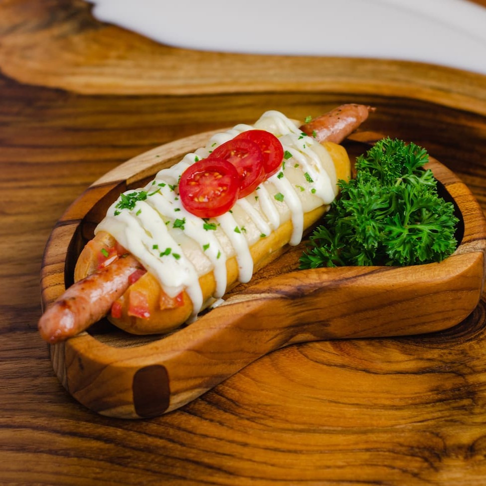 Combo do Brasa. Choripán + Batata da Vovó + Pepsi.