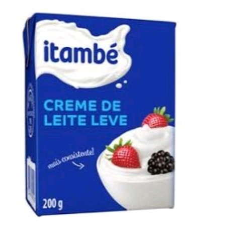 Creme de Leite com 200g.Marca varia de acordo com a disponibilidade da Loja