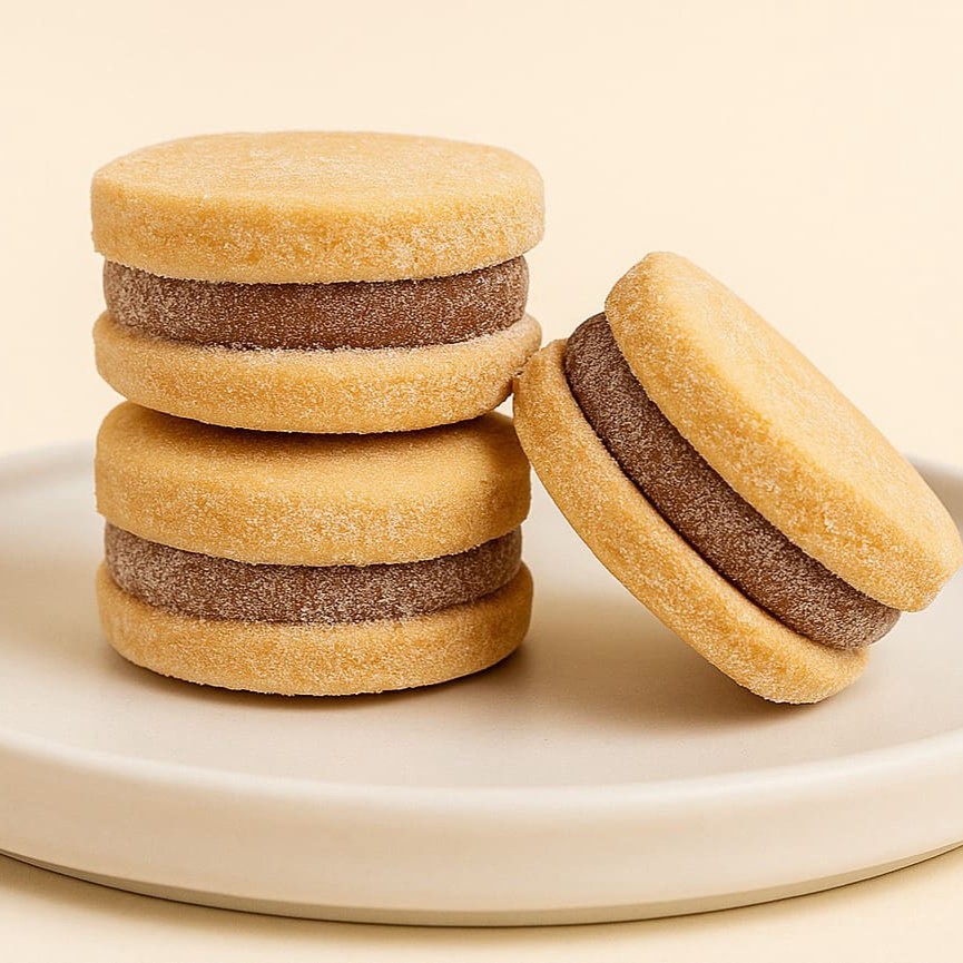 Embalagem com 9 biscoitos.