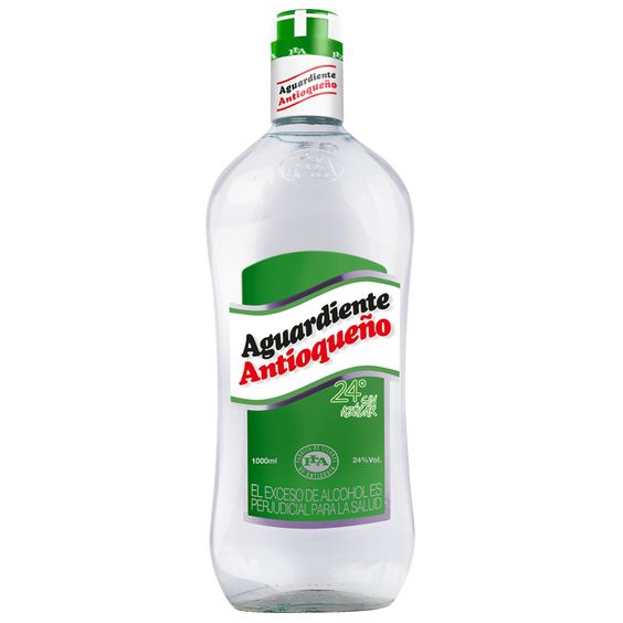 AGUARDIENTE ANT VERDE BOTELLA 24GR*1000ML