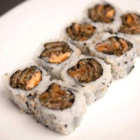 Alga arroz pele de salmom