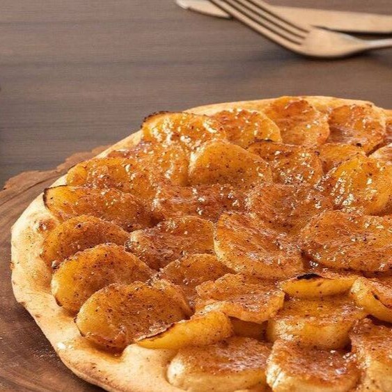 Banana, açucar e canela 25 cm 4 fatias