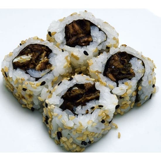 Pele de salmao grelhada