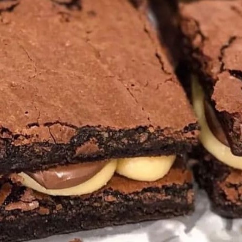 Brownie Brigadeiro de leite Ninho  Nutella  Granulado