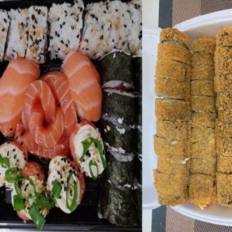 Combo que mata fome de qualquer um, deliciosos cortes de salmão, frescor e qualidade é o nome   28 hot crocante de salmão filadelfia, 12 salmão filamaki, 12 skin fila, 10 uramaki  skin fila, 4 joe joe, 4 sashimi, 2 nigiri sushi salmao  Imagem Real Do Produto    Tags: promoção , promoções , ofertas , lanche , hamburguer, Sushi, super barato , pizza, cupom , desconto, Hot Filadelfia, Filadelfia, yakissoba