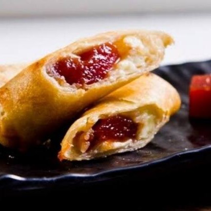 Massa de haromaki goiabada e queijo