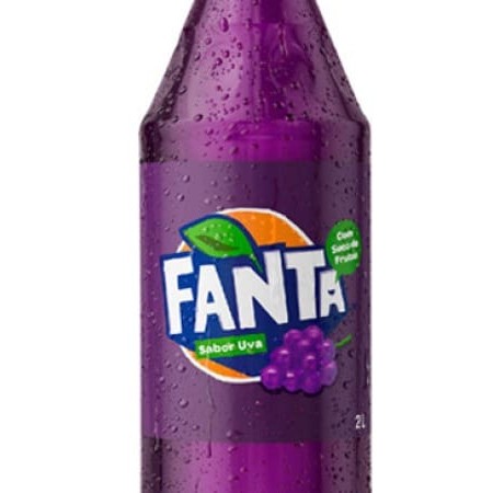 Refrigerante Fanta uva 2 litros.
