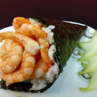 Camarão temperado, empanado,cebolinha e gergelim