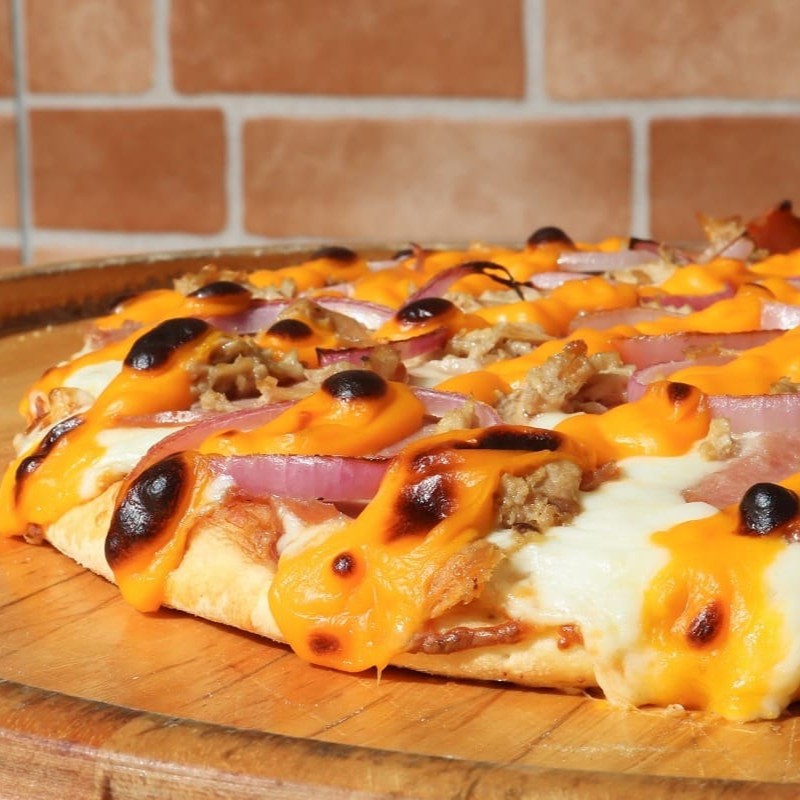 Deliciosa pizza com 25cm