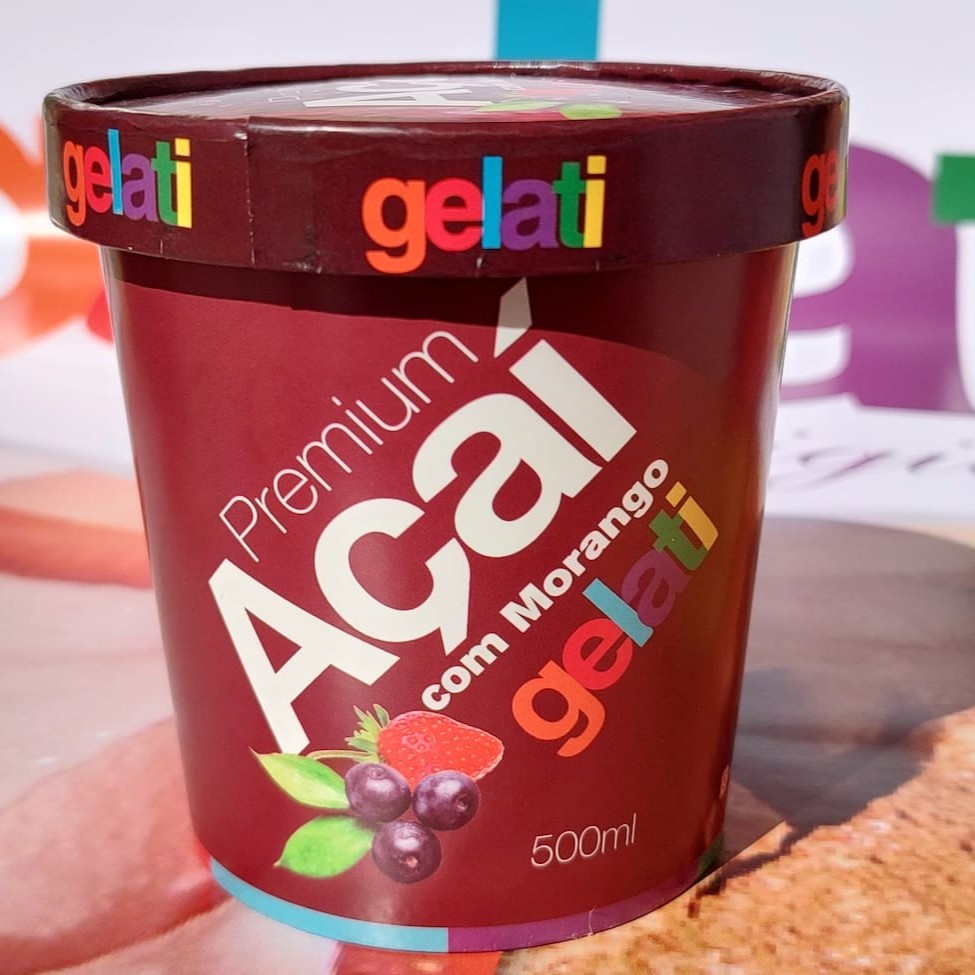 "O sabor único do melhor açaí tipo ""A"",  morango, extrato de guarana, com redução de açúcar, para você degustar essa maravilha livre de culpa :)"