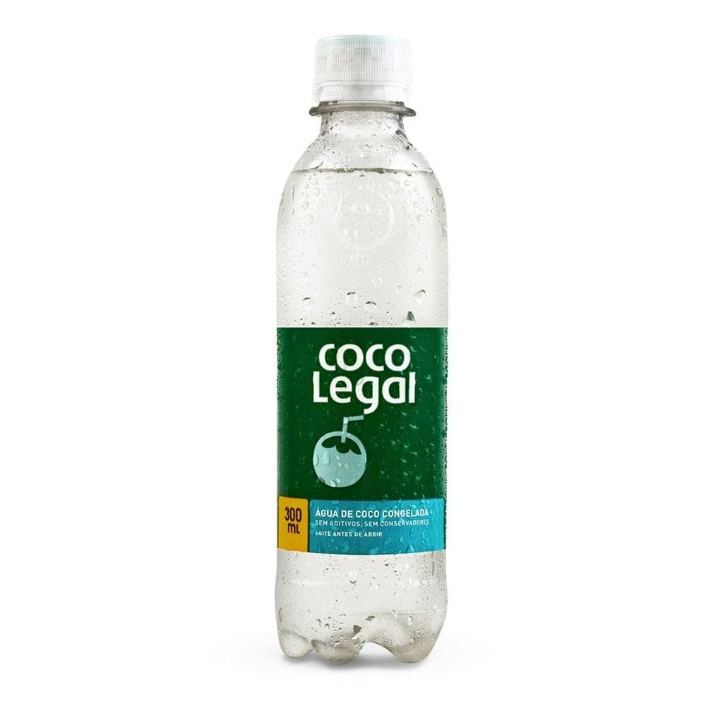 Água de coco natural (sem aditivos e sem conservantes) - 300ml