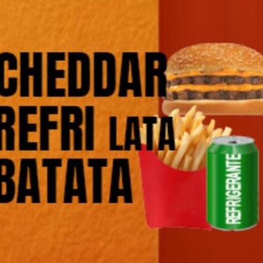 2 Carnes 2 Cheddar  Bacon 1 Batata Pequena 1 Refrigerante lata (Imagem meramente ilustrativa)