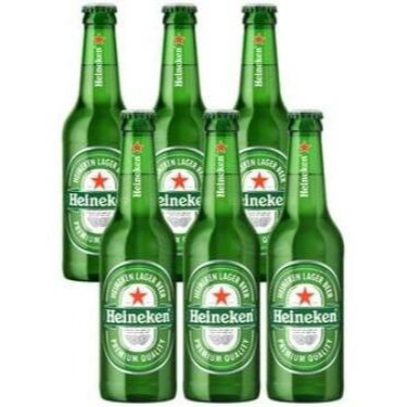 Pack long neck Heineken 330 ml.