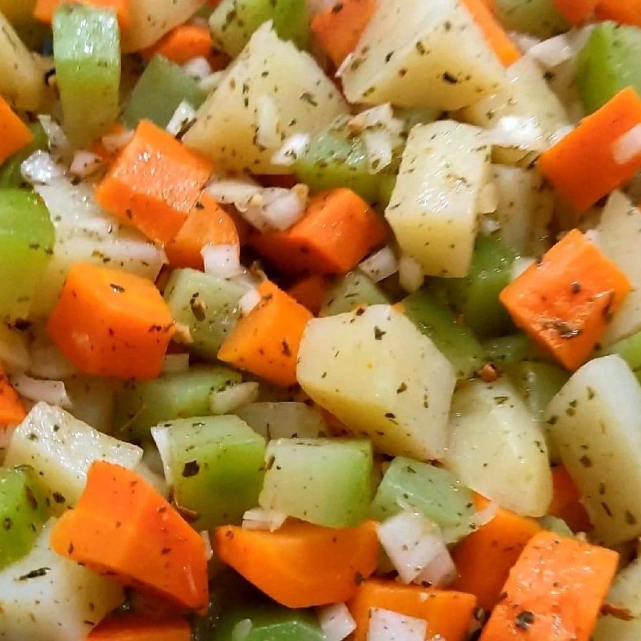 Chuchu batata e cenoura