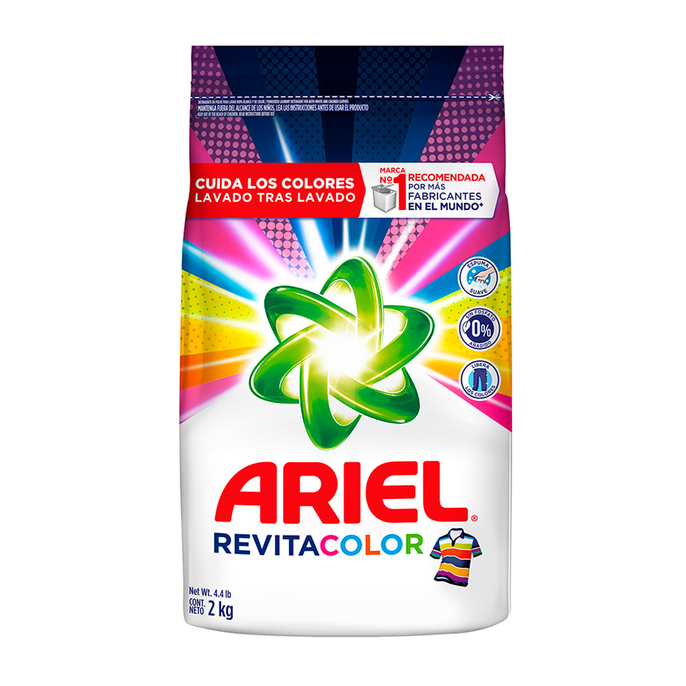 DETERGENTE ARIEL REVITA COLOR*2000G