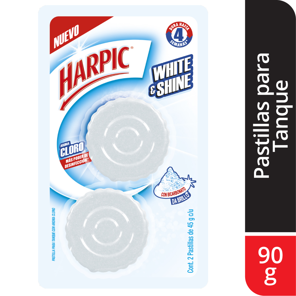 PASTILLA HARPIC WHITE*2U