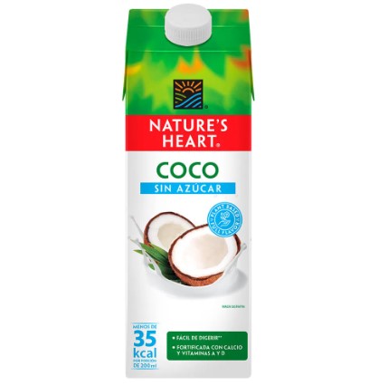 BEBIDA NATURES HEART COCO S/AZ*946