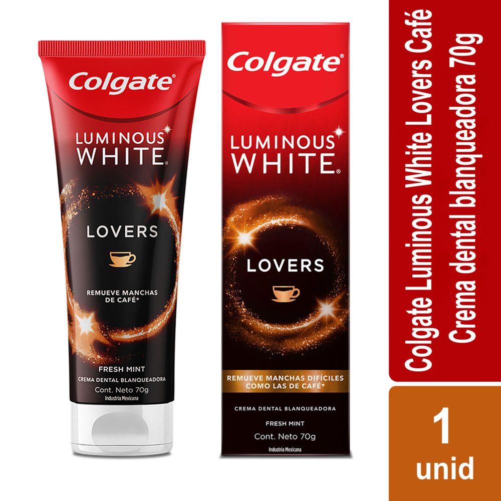 CREMA DENTAL COLGATE LUMI WHITE CAFE*70G