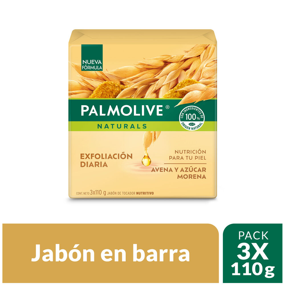 JABON BAÑO PALMOL AVE*3*110G