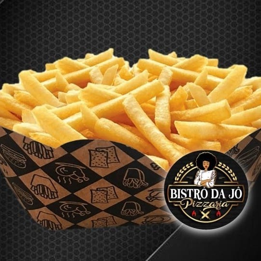 Batata frita com 220 gramas sal, orégano e sachê de Ketchup