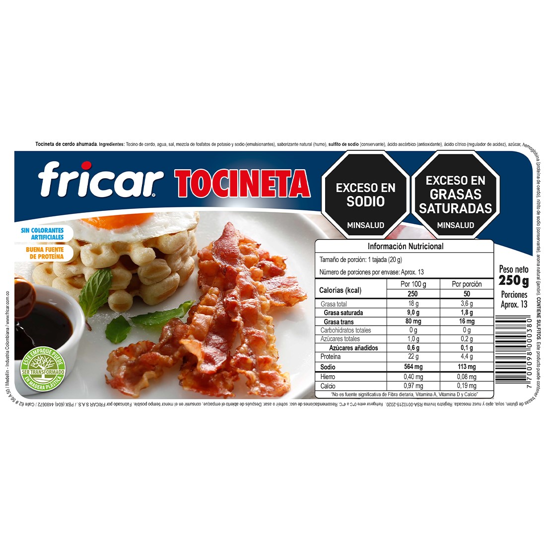TOCINETA FRICAR*250GR
