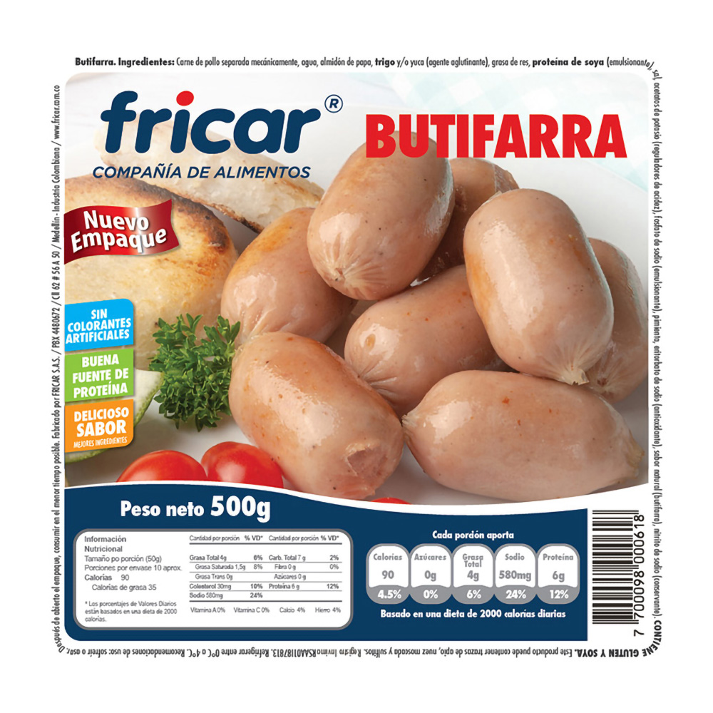 BUTIFARRA FRICAR*500G