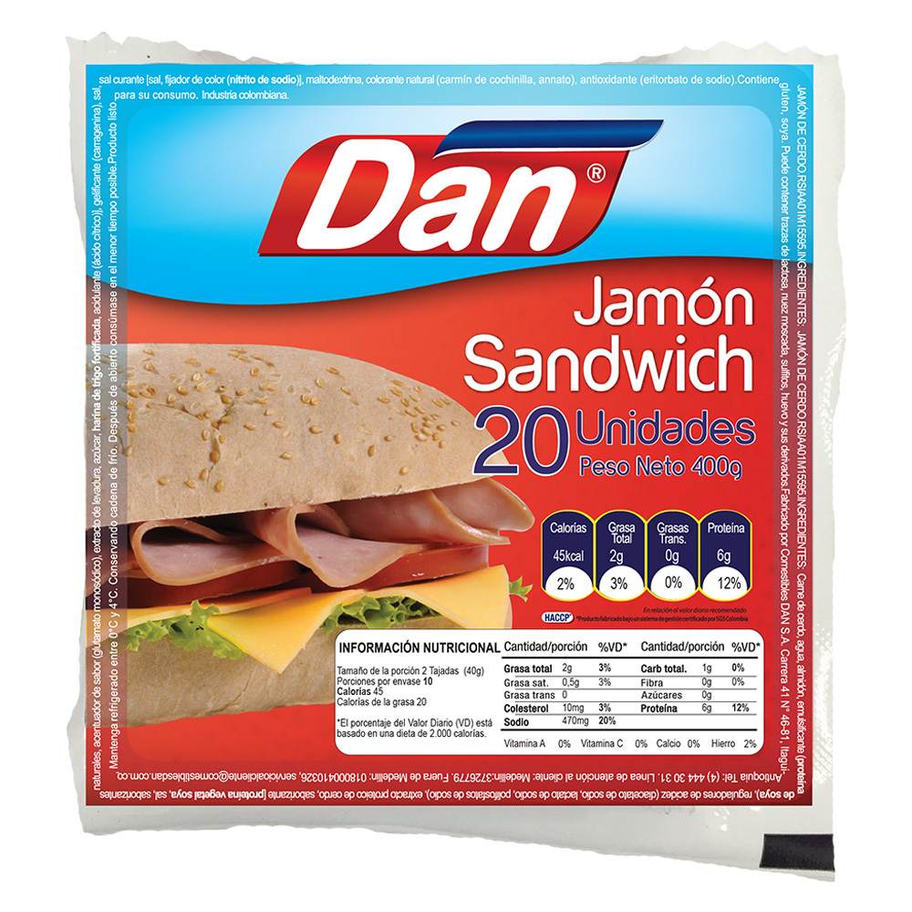 JAMON DAN SANDUCHE*400G