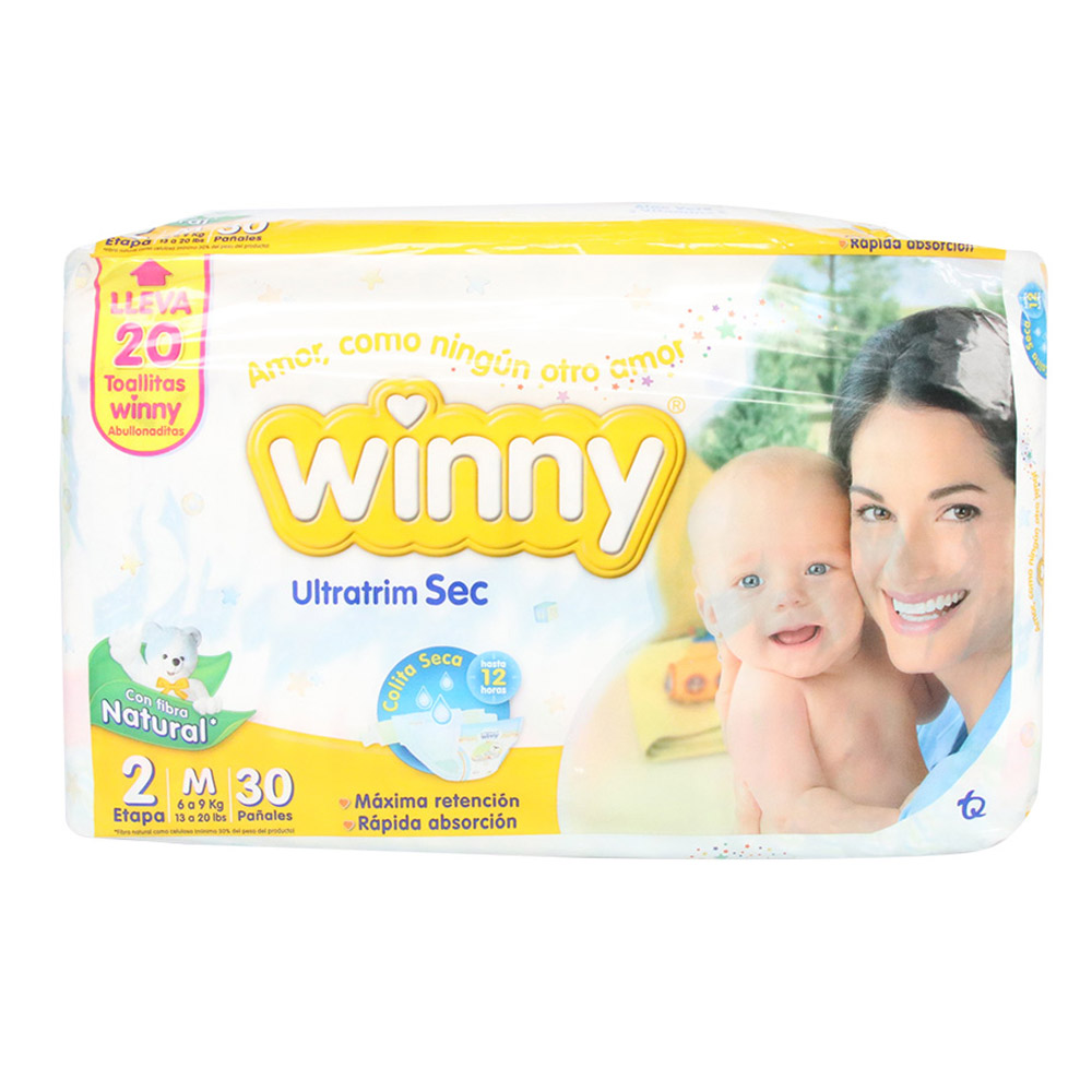 PAÑAL WINNY AMAR*30 N-2