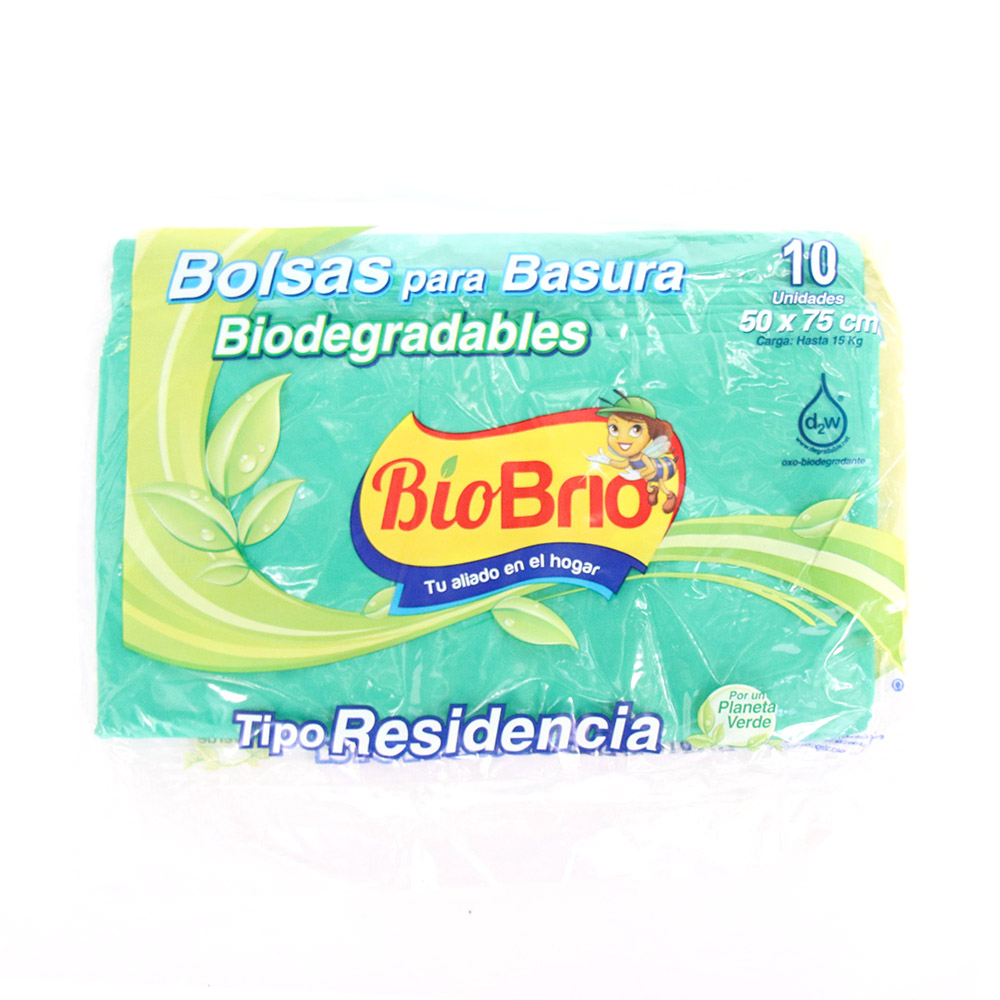 BOLSA D BASURA BRIO BLANCA AROMA 48*48*30