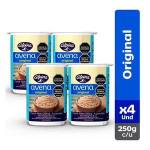 AVENA ALPINA VASO ORI*250G*4U