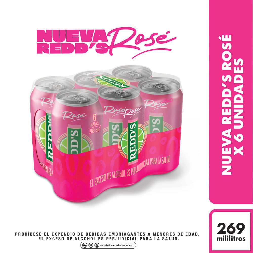 CERV REDDS ROSE* 6*269ML