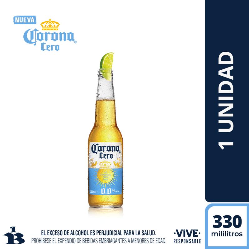 CERV CORONA CERO*330ML