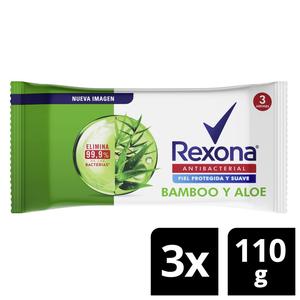 JABON REXONA BAMBOO ALOE*3U*110G