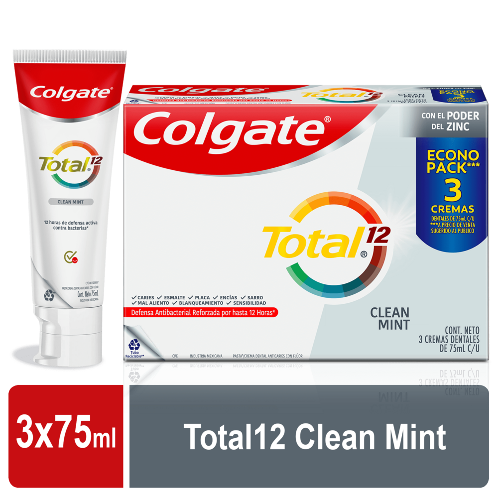 CREMA DENTAL COLGATE TOT 12*75ML*3U