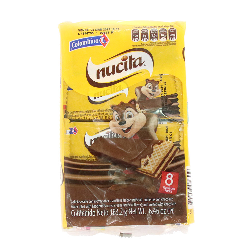 GALLETA NUCITA*22.9G*8U