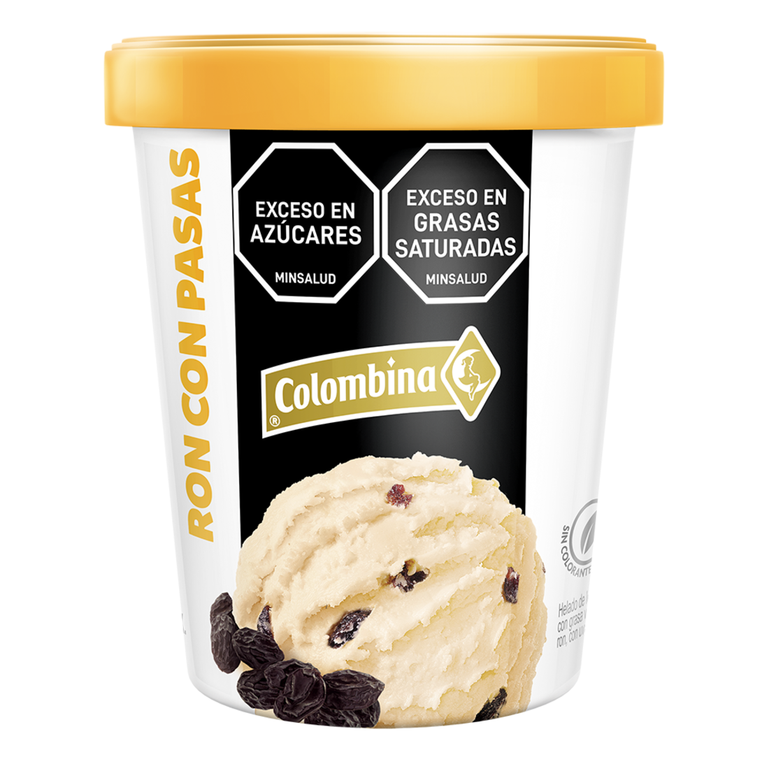 HELADO COLOMBINA R/PASAS*300G