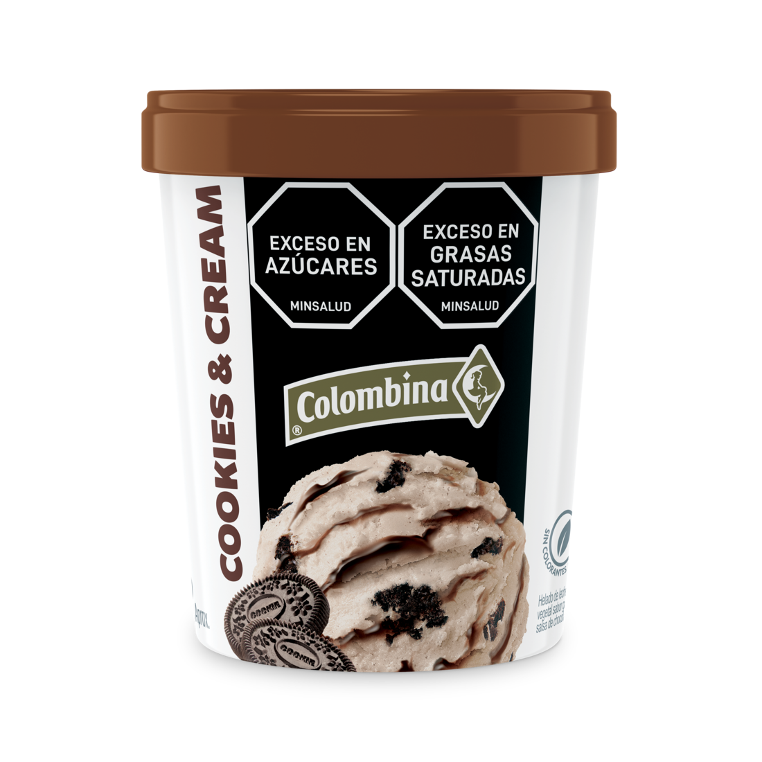 HELADO COLOMBINA COOK&CRE*600G