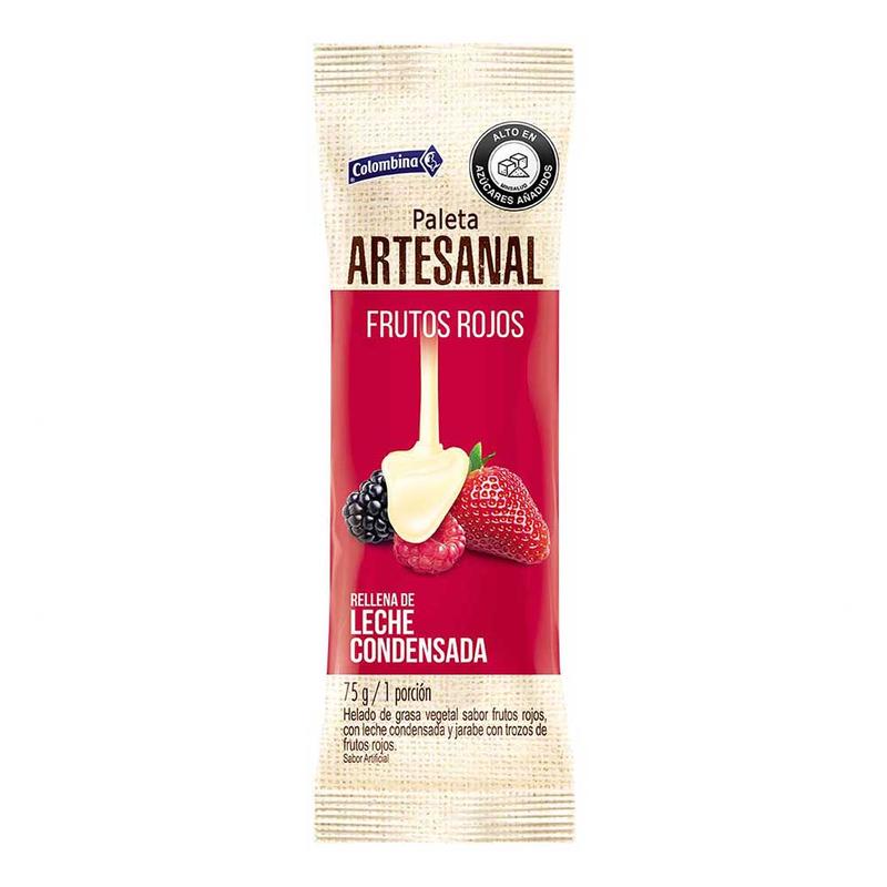 PALETA COLOMBINA FRUTOS ROJOS*70GR