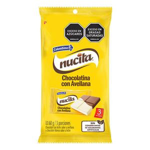 CHOCOLATINA NUCITA *20G*3U