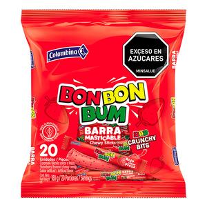 BONBONBUM COLOMBINA ROJO*20U