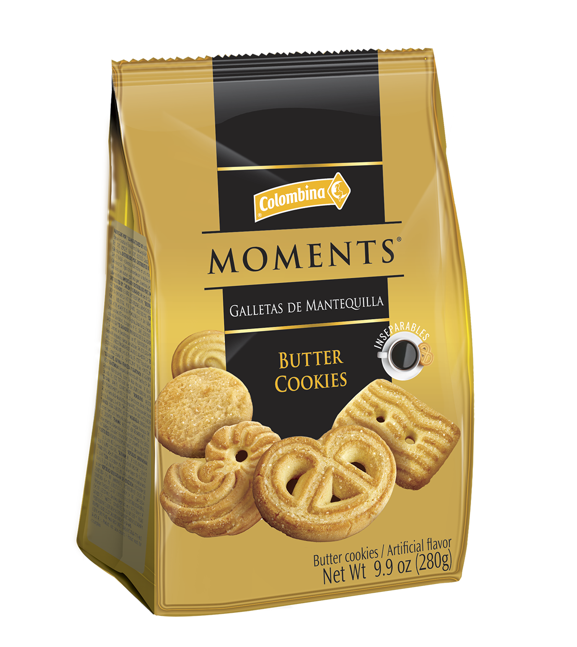 GALLETA COLOMBINA MOMENTS DANESAS*280G