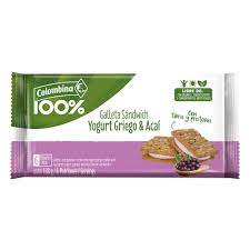 GALLETA COLOMBINA 100% YOG ACAI*138GR