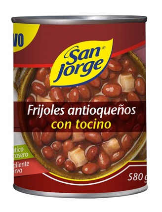FRIJOL SAN JORGE ANTIOQ LATA*580GR
