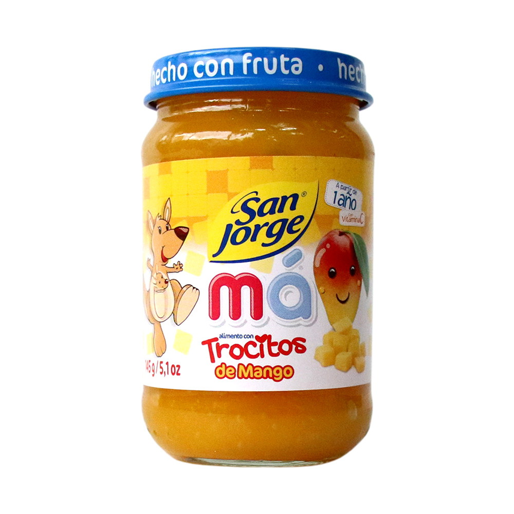 COMPOTA SAN JORGE TROCITOS MANGO*145GR