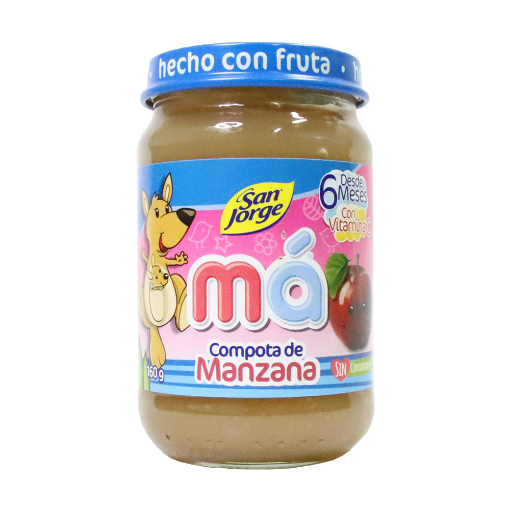 COMPOTA SAN JORGE MANZANA*160GR