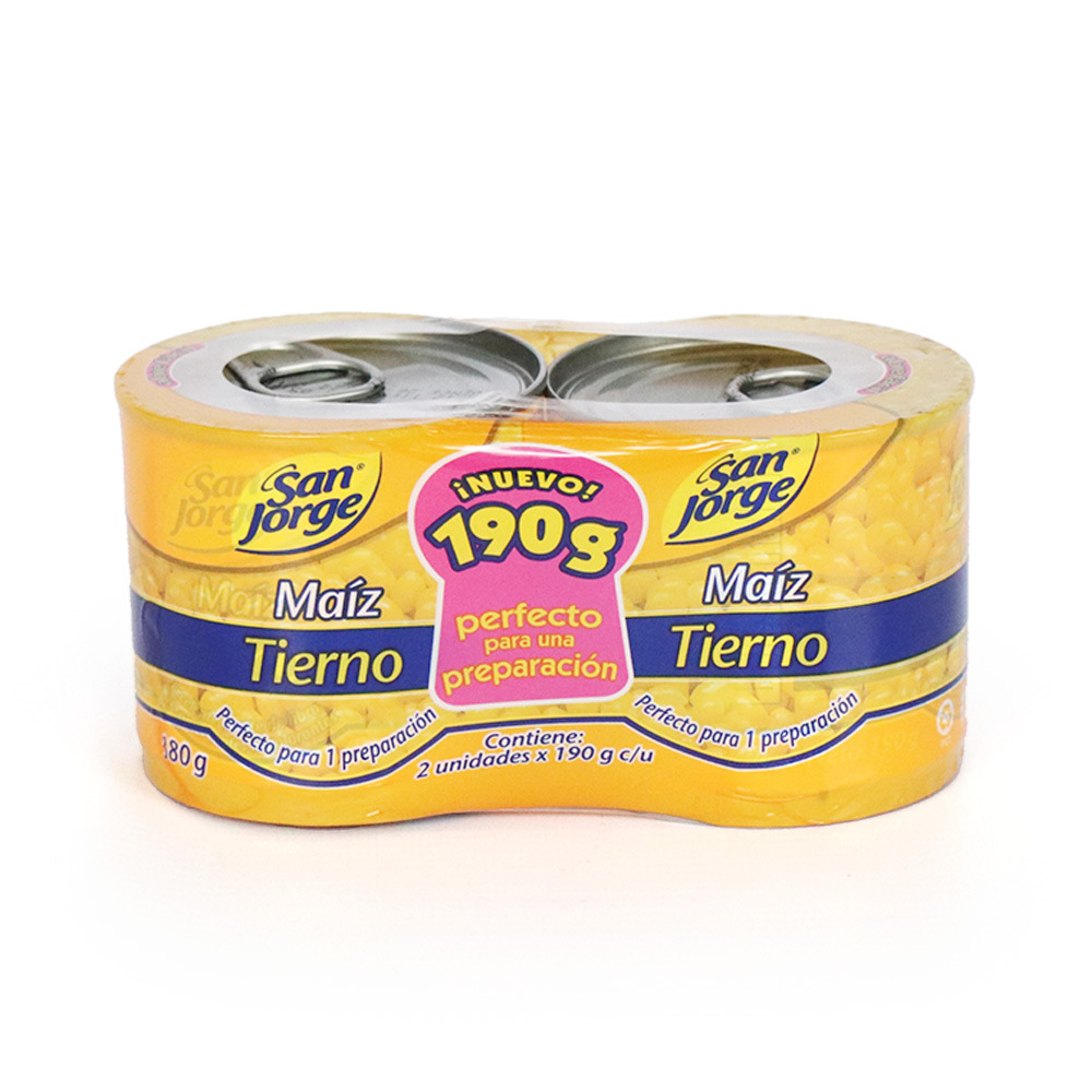 MAIZ TIERNO SAN JORGE*190GR*2UND