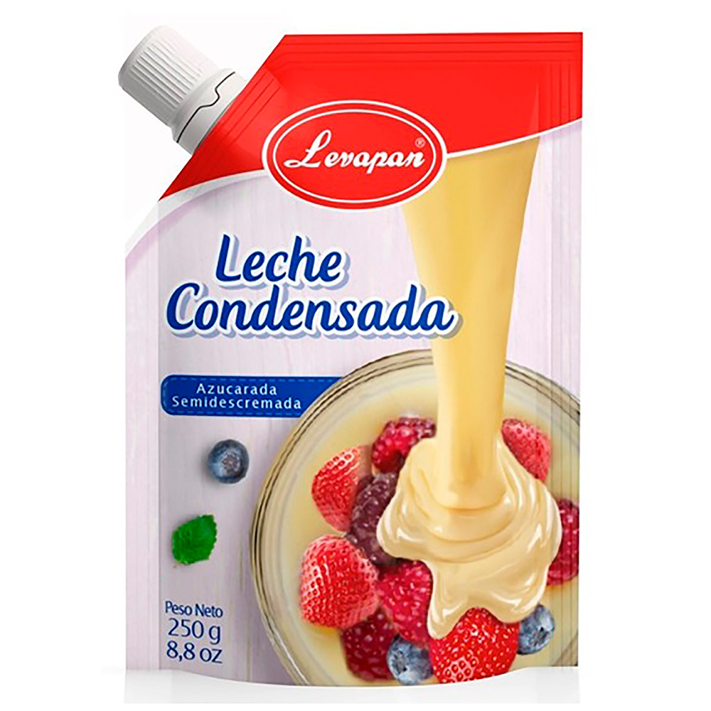 LECHE CONDENSADA LEVAPAN DOYPACK*250GR