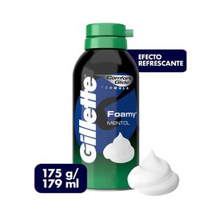 ESPUMA DE AFEITAR GILLETTE MENTOL*179ML