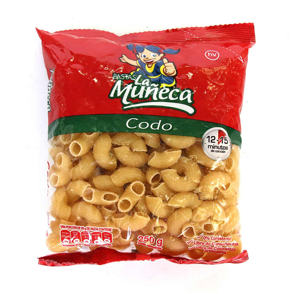 PASTAS LA MUÑECA CODO*250GR